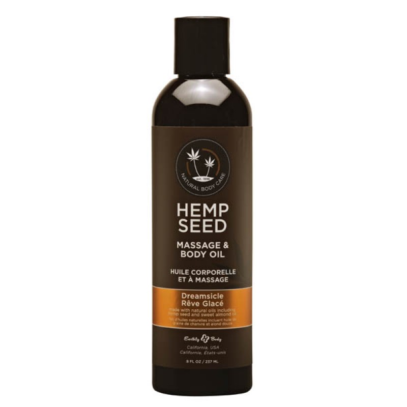 Hemp Seed Massage & Body Oil 237 ml - Dreamsicle